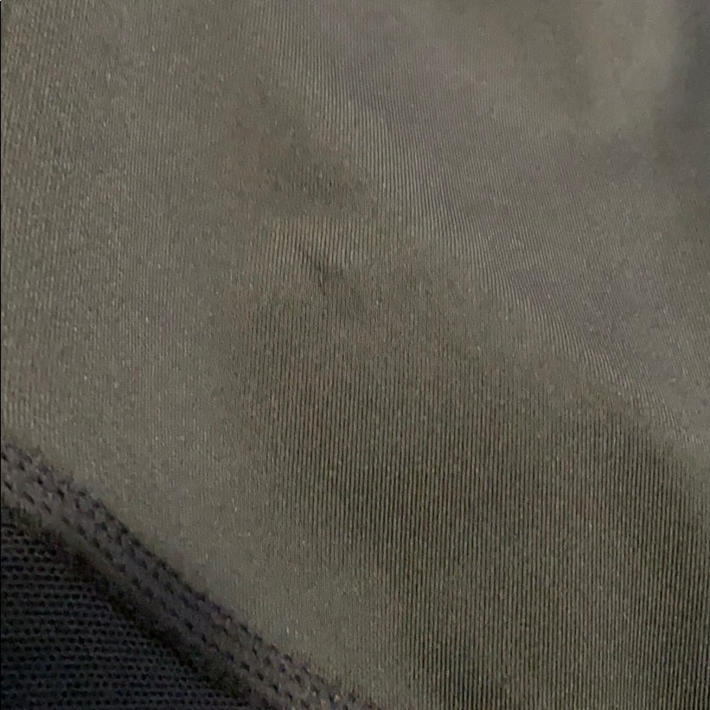 Adidas Sheen / Mesh Leggings in Olive Green - Picture 3 of 4